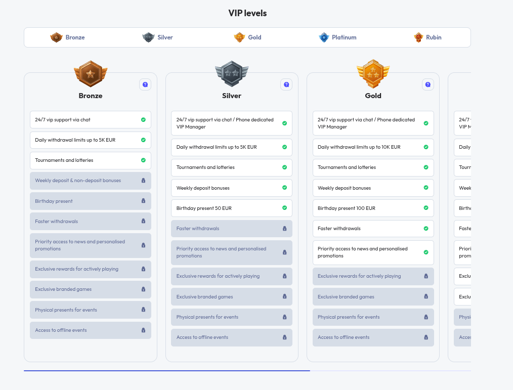 Spinrise vip program